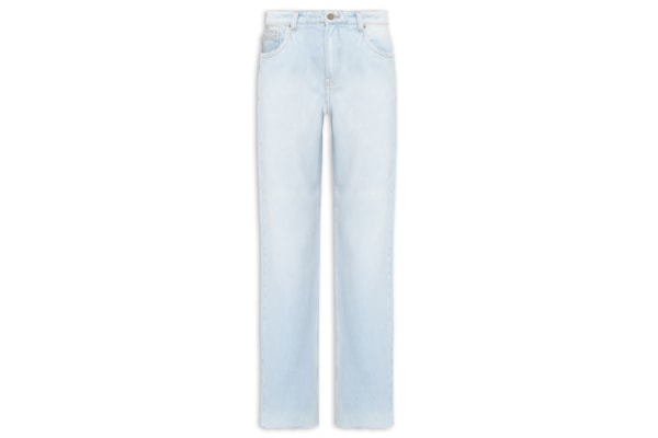 Calça Feminina Jeans Relaxed Used – Azul