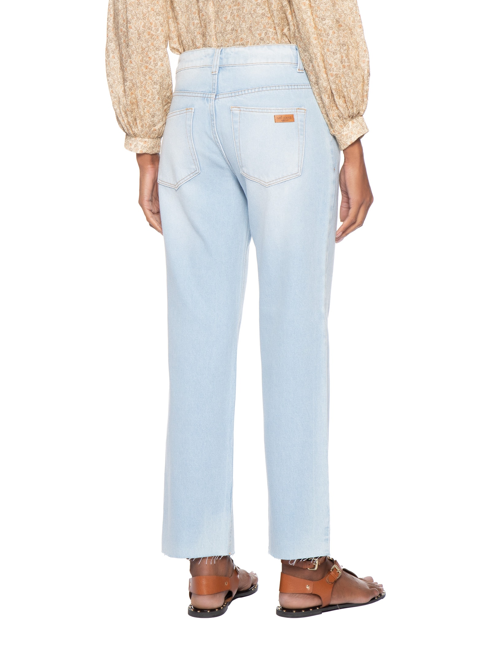 Calça Feminina Jeans Relaxed Used – Azul Maria Filó