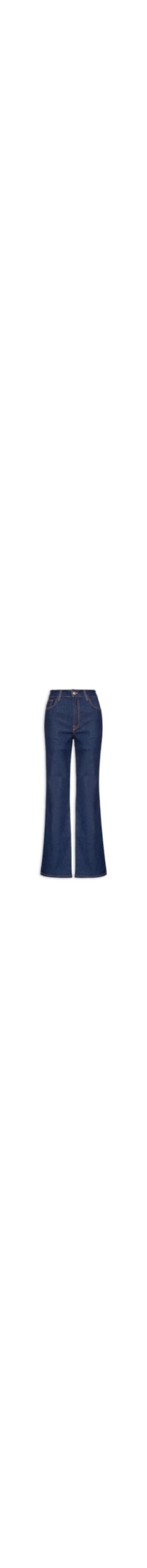 Calça Feminina Jeans Reta Basic - Azul