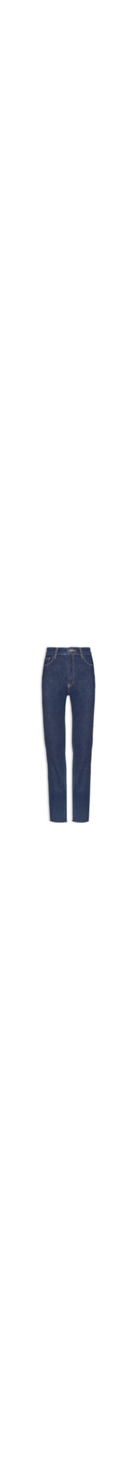 Calça Feminina Jeans Reta Five Pockets - Azul