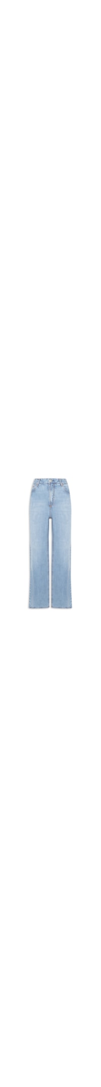 Calça Feminina Jeans Reta Liocel Stoned - Azul