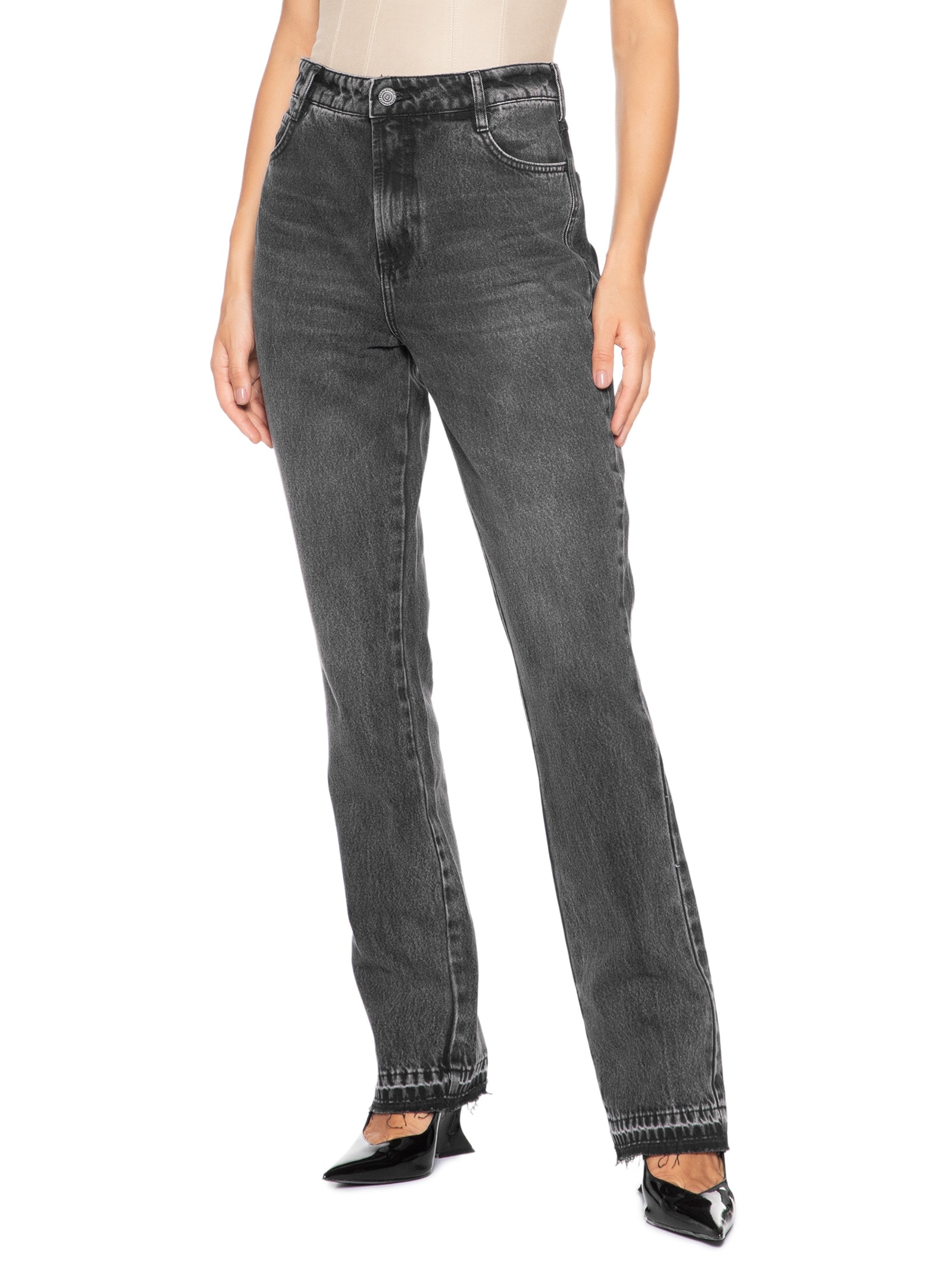 Calça Feminina Jeans Roma Preto Colcci Jeans