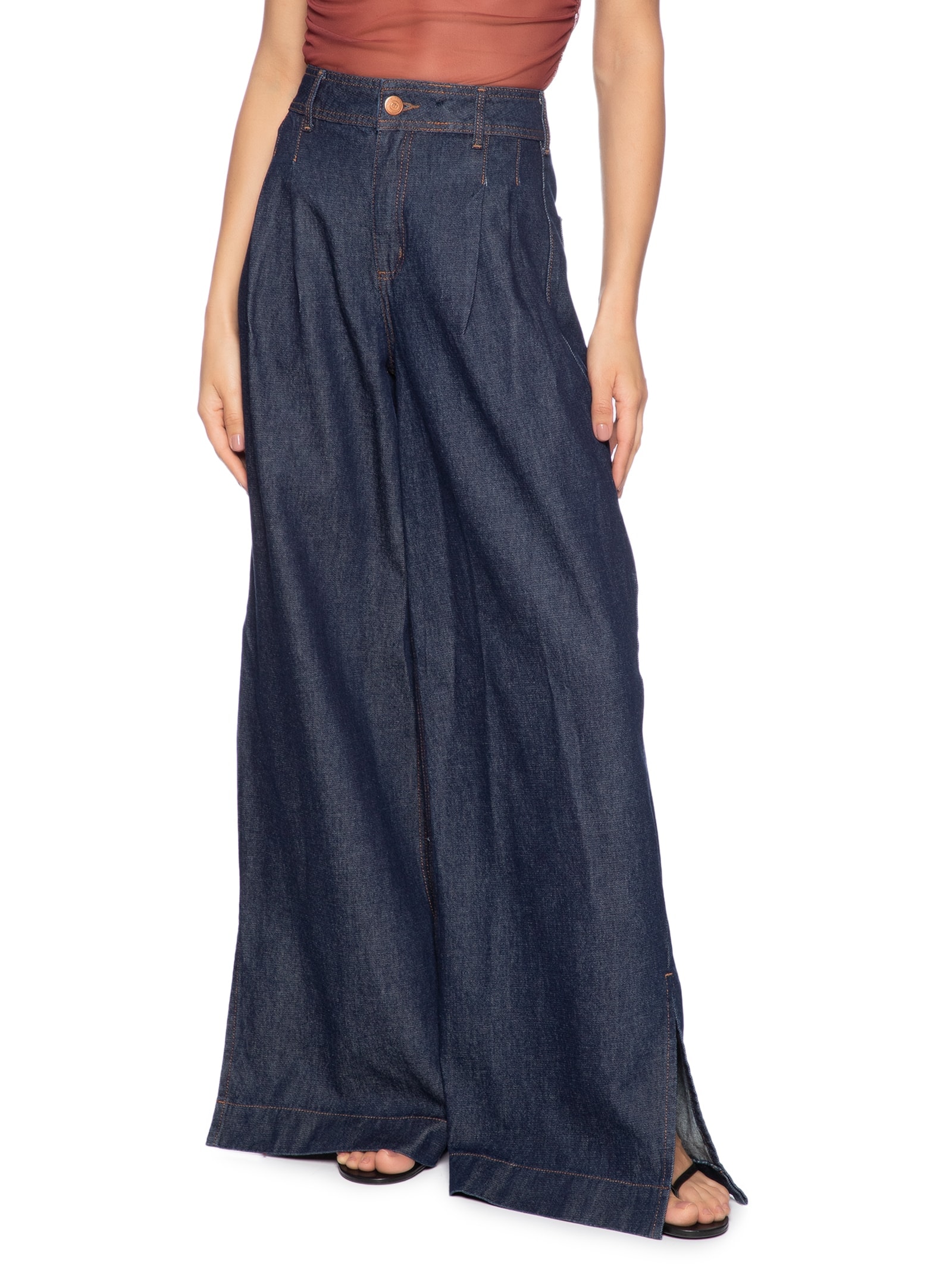 Calça Feminina Jeans Silvia Azul Colcci