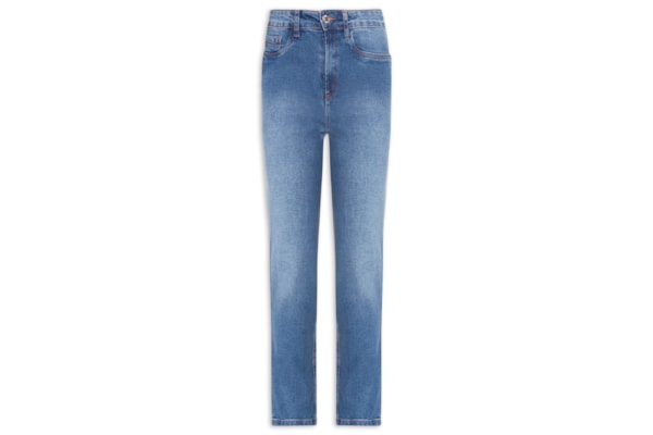 Calça Feminina Jeans Skinny Ankle Super High - Azul
