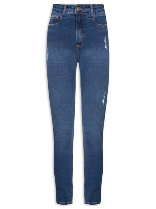 Calça Feminina Jeans Skinny – Azul