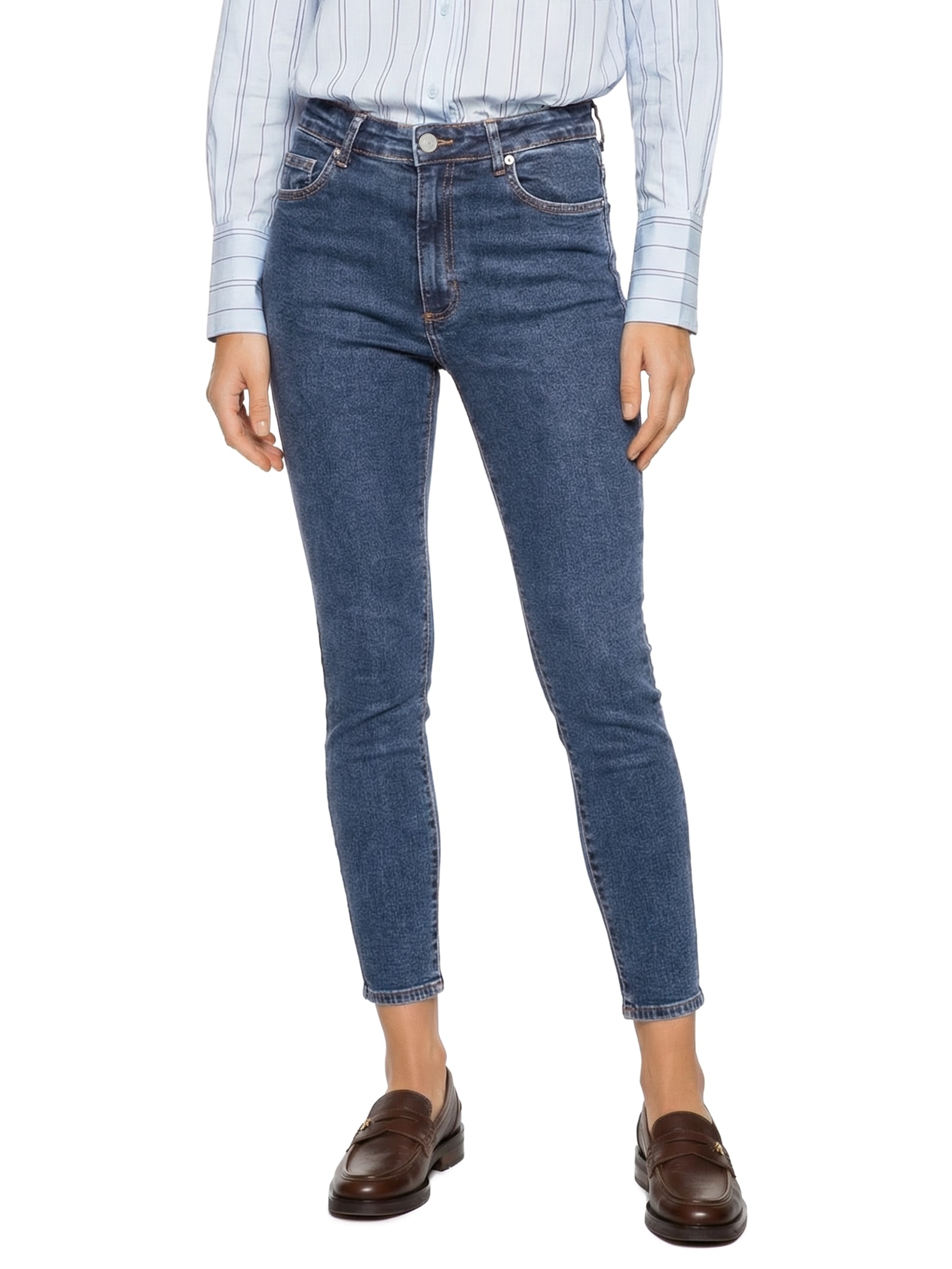 Calça Feminina Jeans Skinny Azul Hering