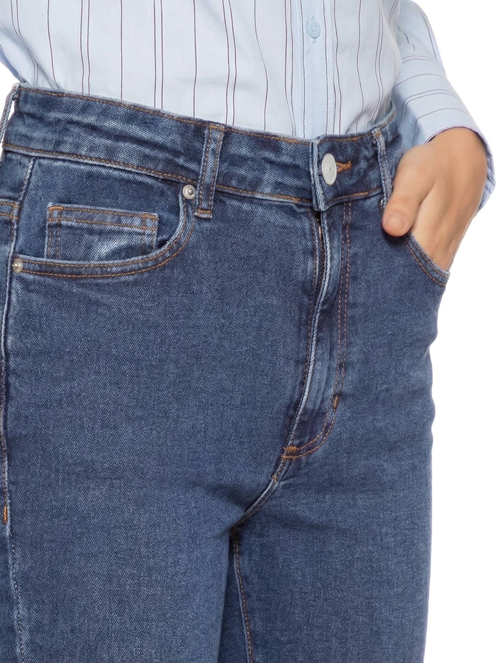 Calça Feminina Jeans Skinny Azul Hering