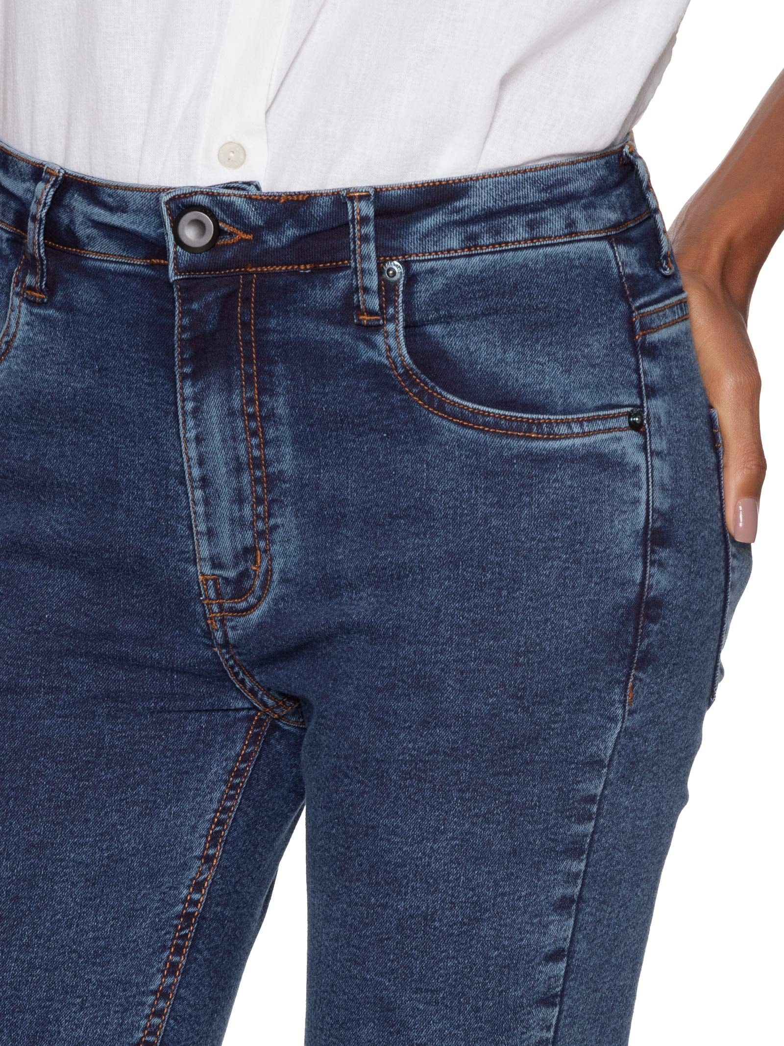 Calça Feminina Jeans Skinny Basic Azul Animale