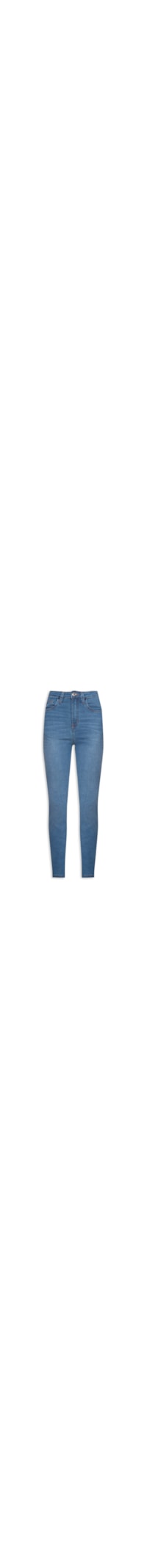 Calça Feminina Jeans Skinny Basic High - Azul