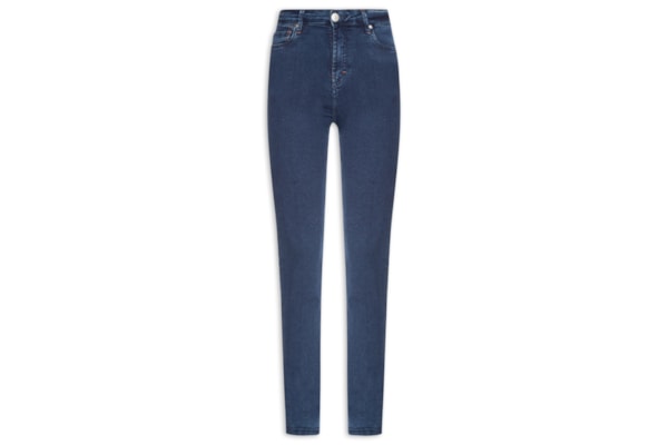 Calça Feminina Jeans Skinny Basic High - Azul