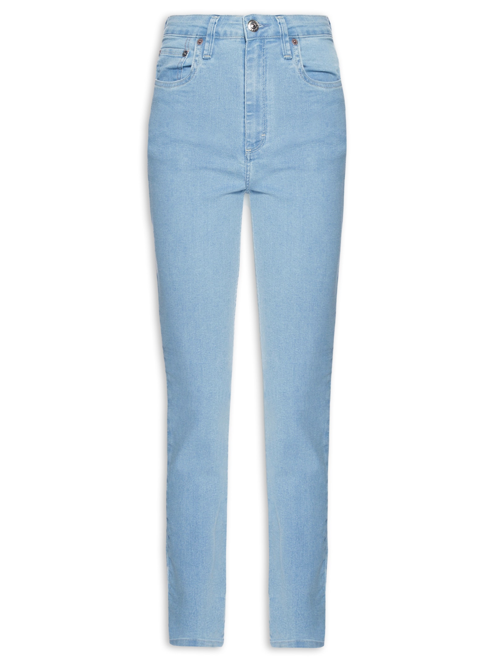 Calça Feminina Jeans Skinny Basic High Light Azul Animale Jeans