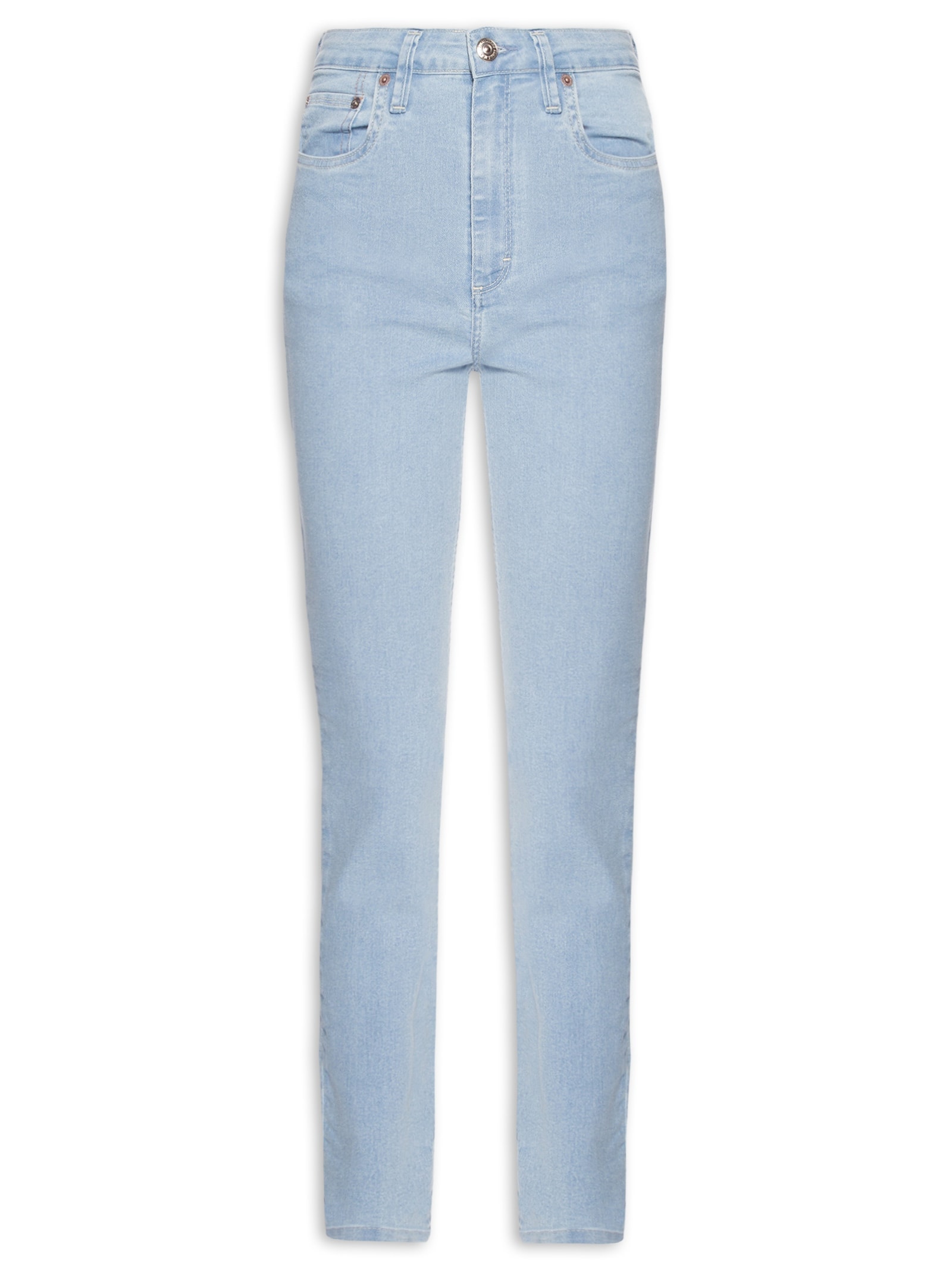 Calça Feminina Jeans Skinny Basic High Light Azul Animale Jeans