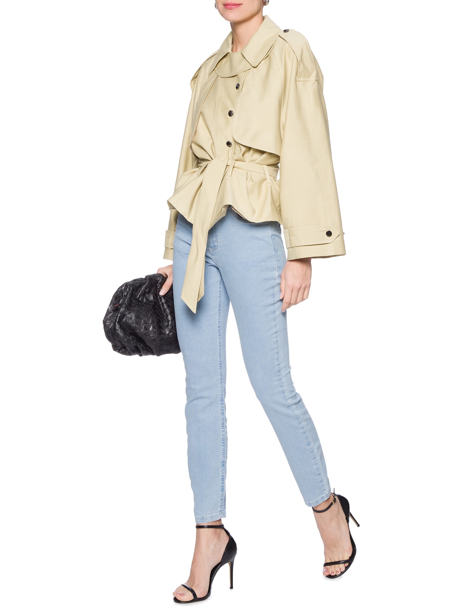 Calça Feminina Jeans Skinny Basic High Light Azul Animale Jeans