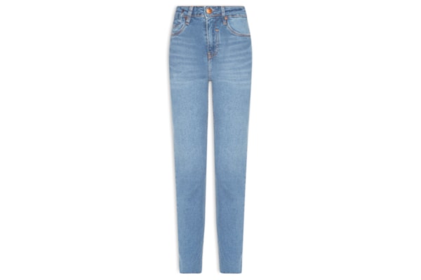 Calça Feminina Jeans Skinny Basic High Médio - Azul