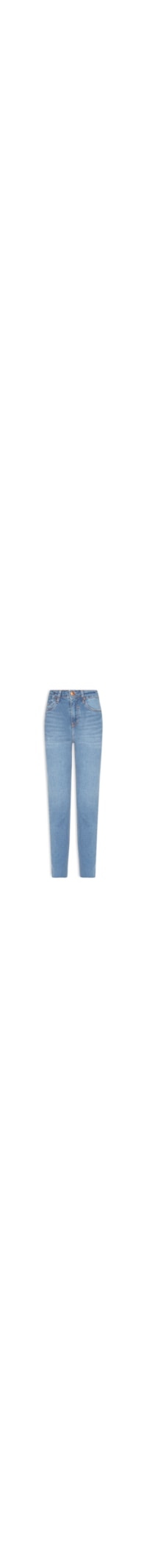 Calça Feminina Jeans Skinny Basic High Médio - Azul
