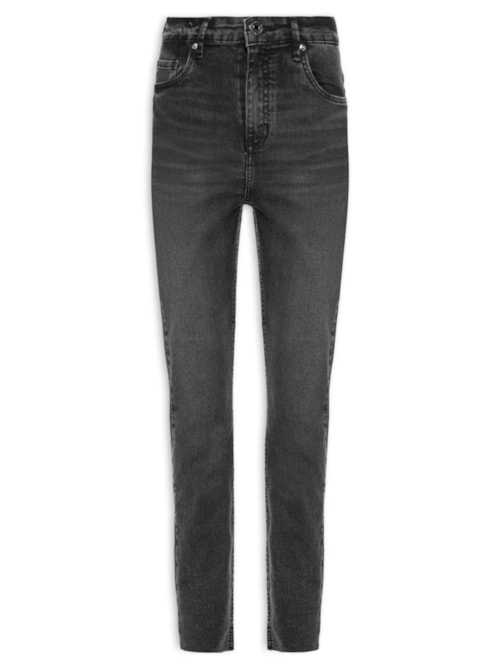 Calça Feminina Jeans Skinny Basic High – Preto