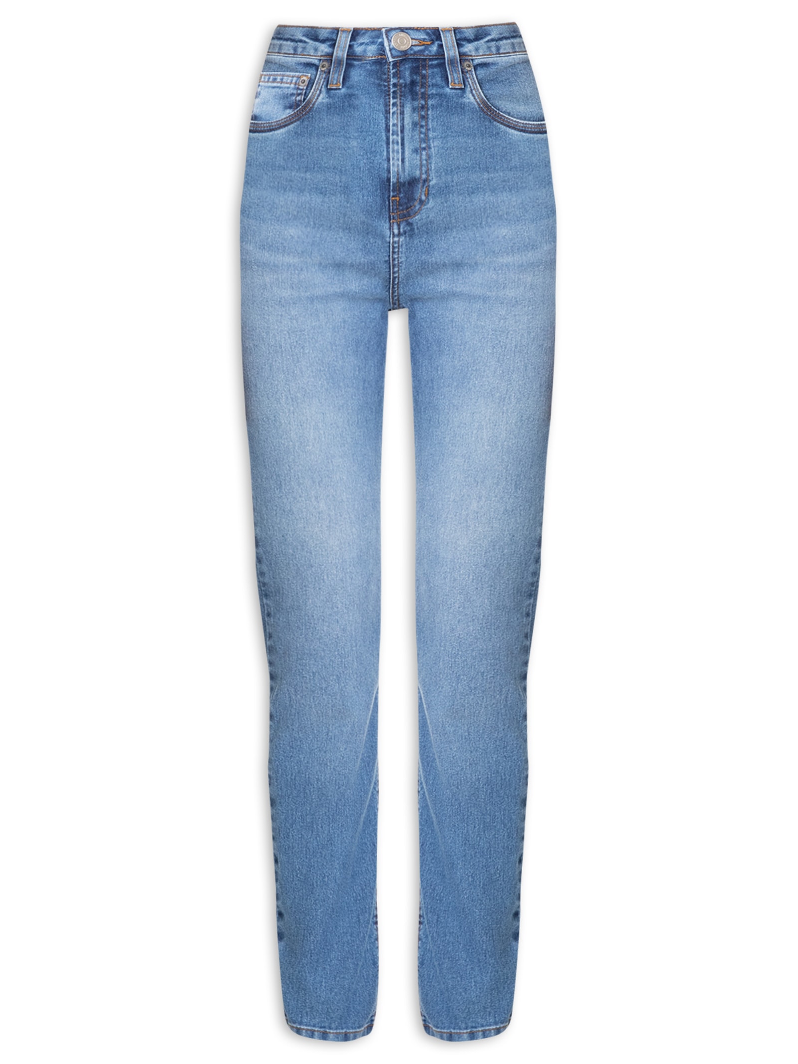 Calça Feminina Jeans Skinny Basic High Stoned Azul  Animale