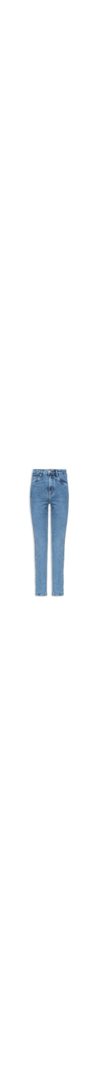 Calça Feminina Jeans Skinny Basic Midi Blue - Azul