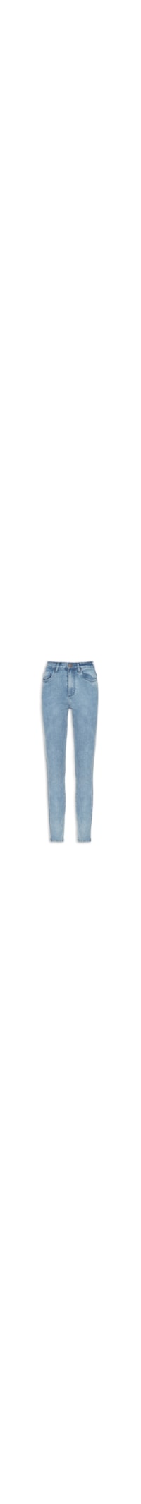 Calça Feminina Jeans Skinny Basic Midi Open Stone - Azul
