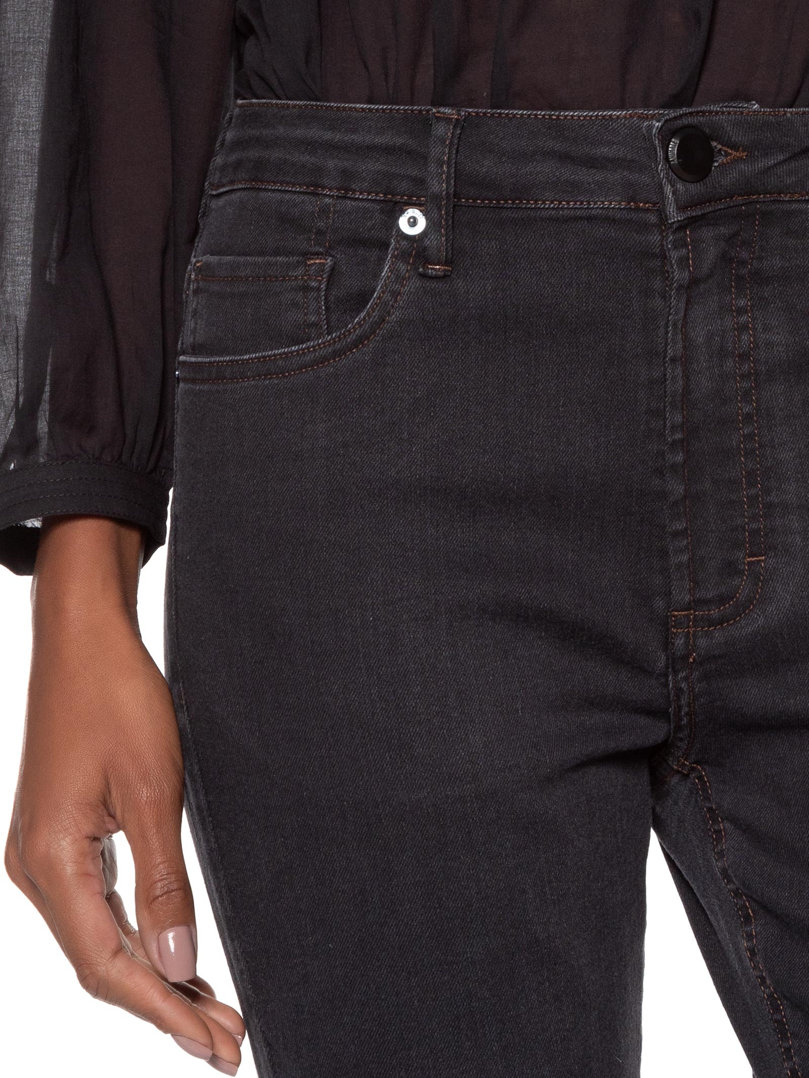 Calça Feminina Jeans Skinny Basic Preto Animale