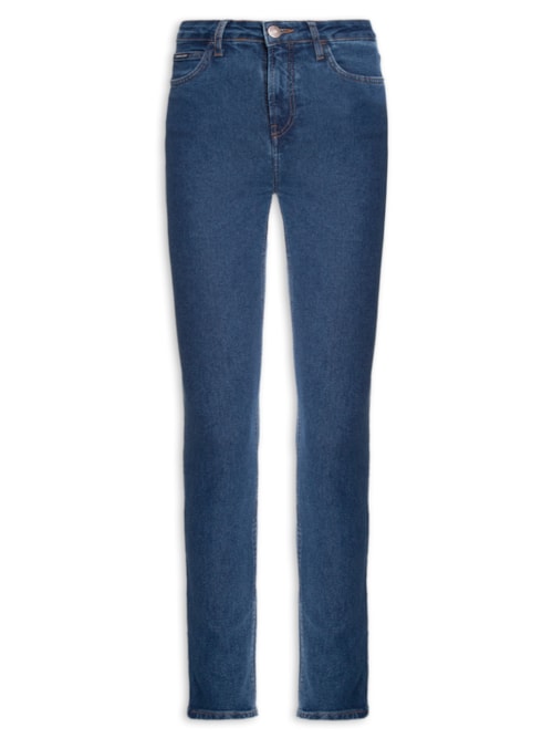 Calça Feminina Jeans Skinny Fili Duplo - Azul