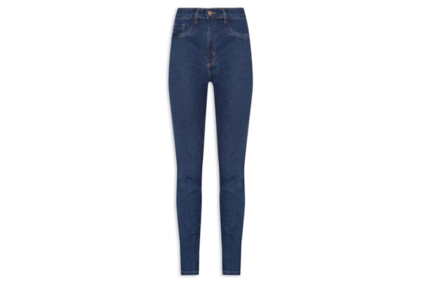 Calça Feminina Jeans Skinny High - Azul