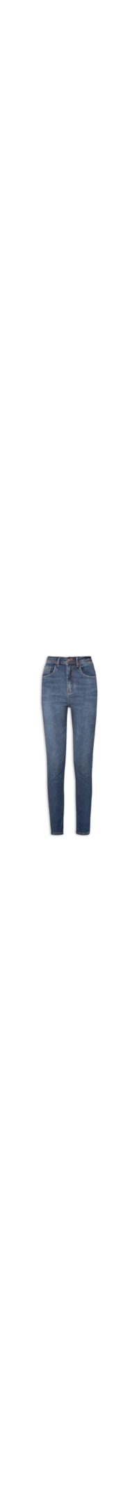 Calça Feminina Jeans Skinny High Power - Azul