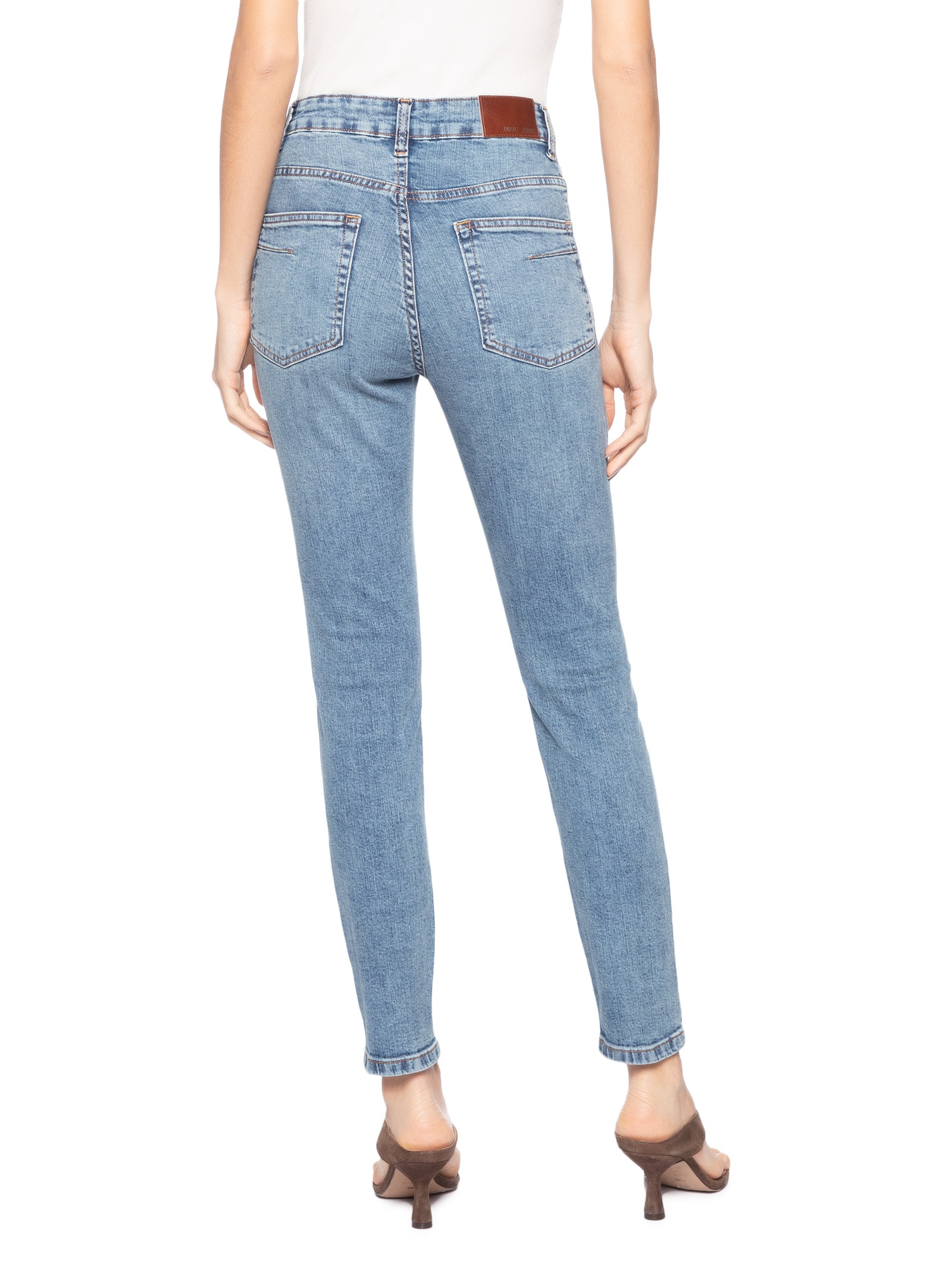 Calça Feminina Jeans Skinny Londres New Basic Azul Animale Jeans