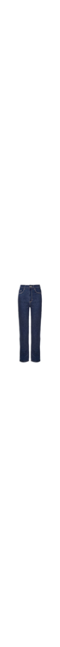 Calça Feminina Jeans Skinny Pesponto Triplo - Azul