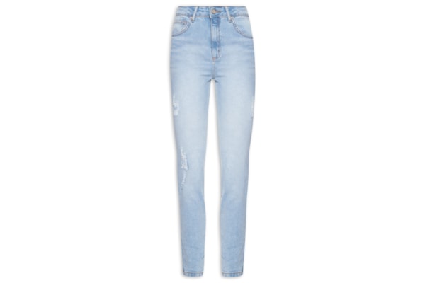 Calça Feminina Jeans Skinny Super High - Azul