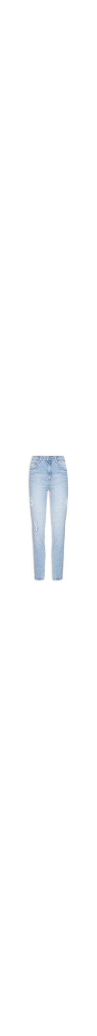 Calça Feminina Jeans Skinny Super High - Azul