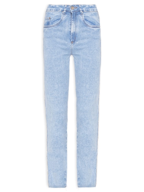 Calça Feminina Jeans Skinny Super High – Azul