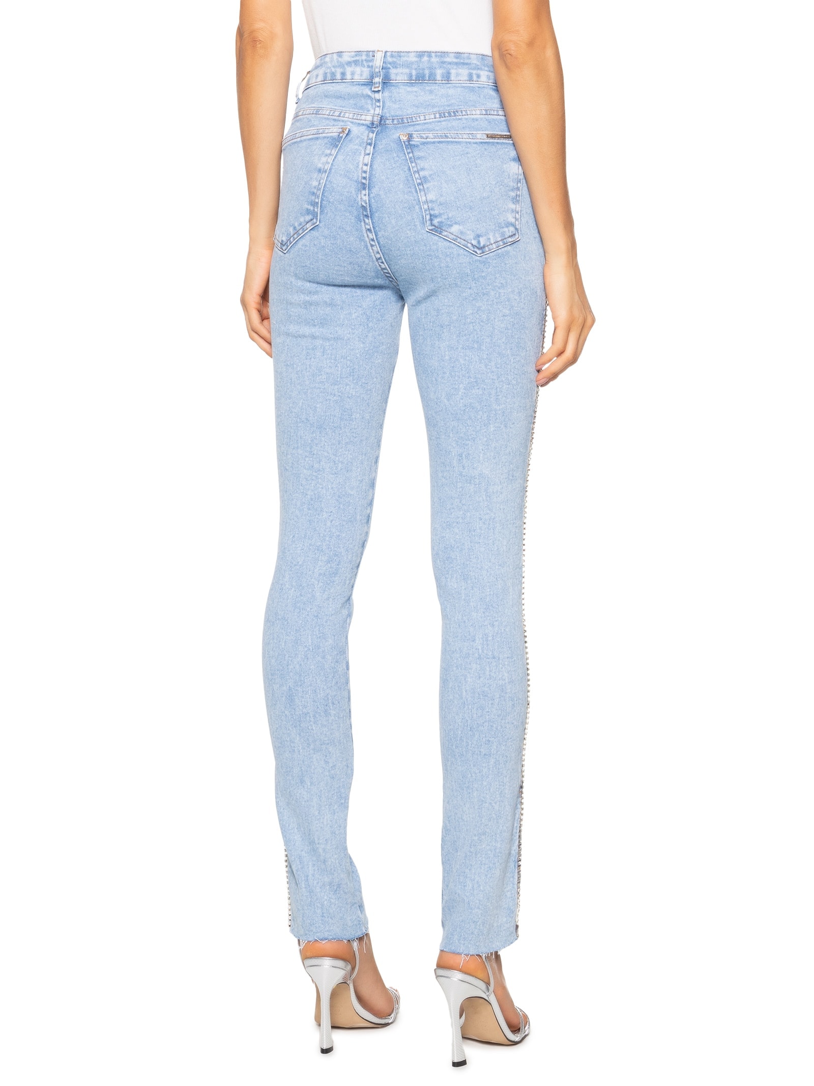 Calça Feminina Jeans Skinny Super High Azul My Favorite Things