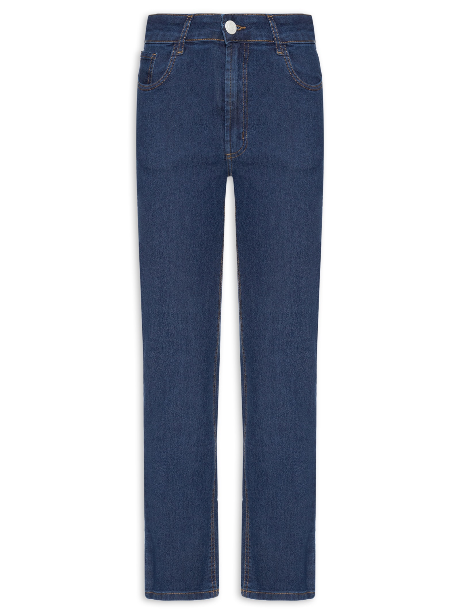 Calça Feminina Jeans Slim Cintura Média Azul Hering