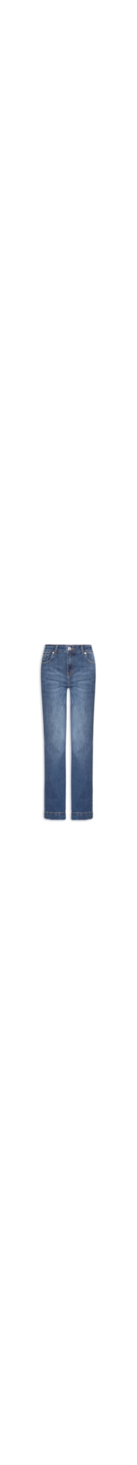 Calça Feminina Jeans Slim Used - Azul