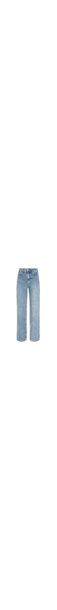 Calça Feminina Jeans Straigh Leg - Azul