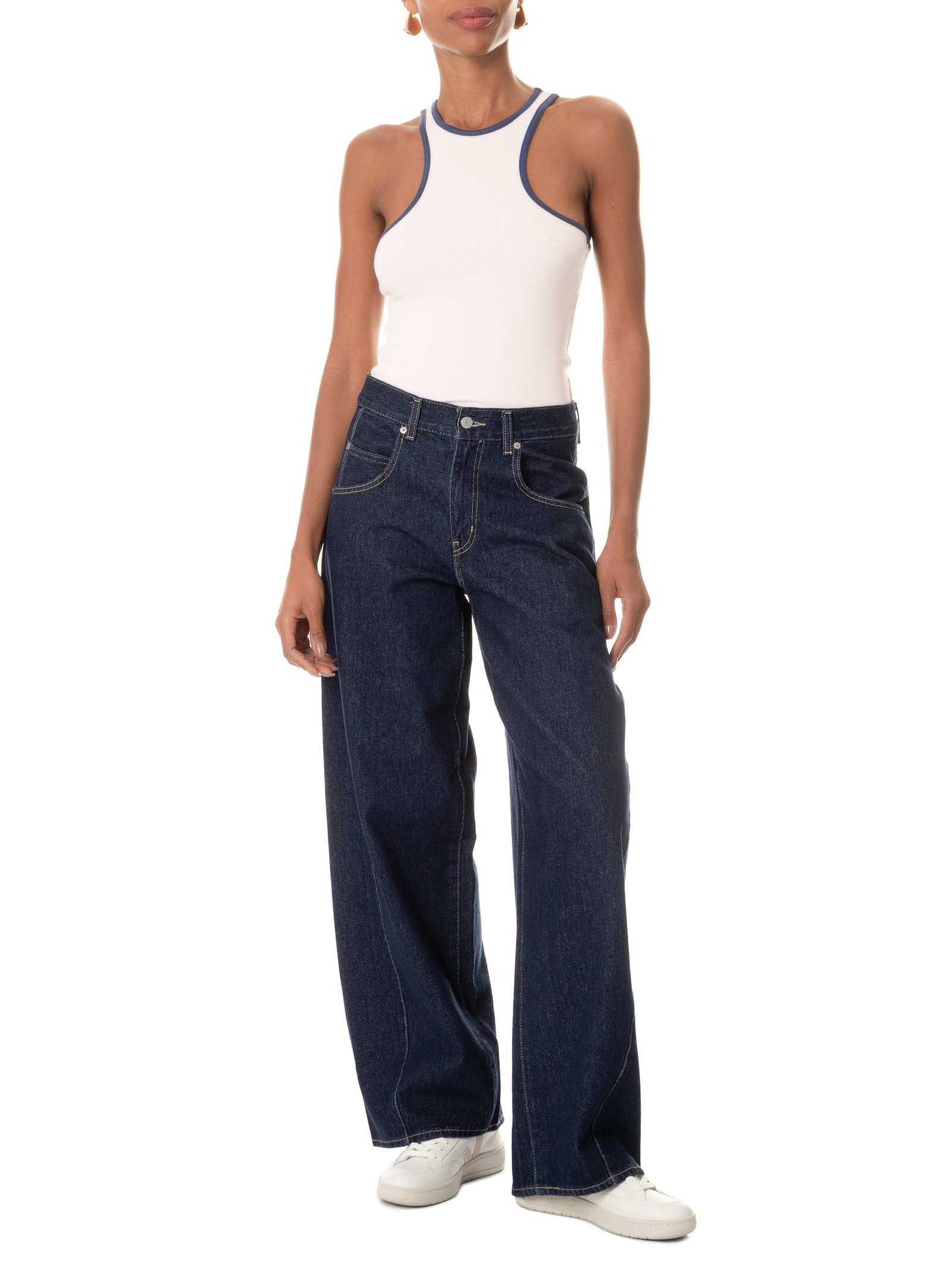 Levi's - Calça Feminina Jeans Super Baggy Barrel - Azul