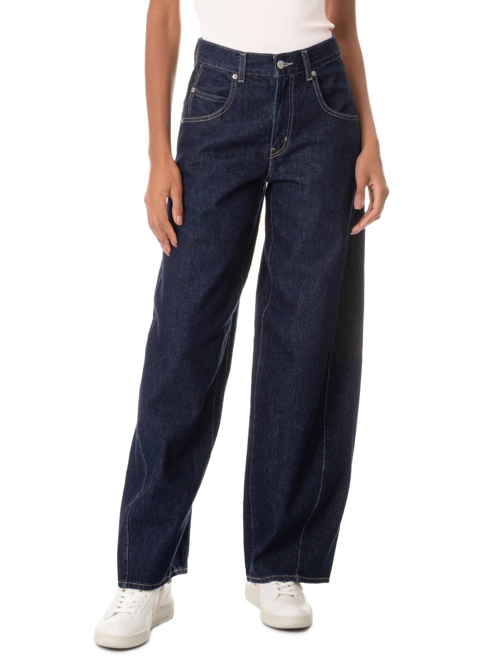 Calça Feminina Jeans Super Baggy Barrel Azul Levi's
