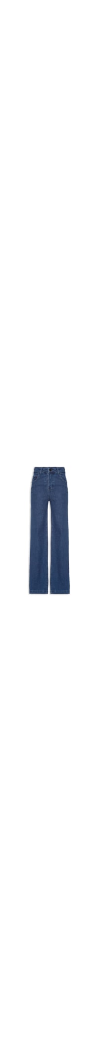 Calça Feminina Jeans Super Reta - Azul