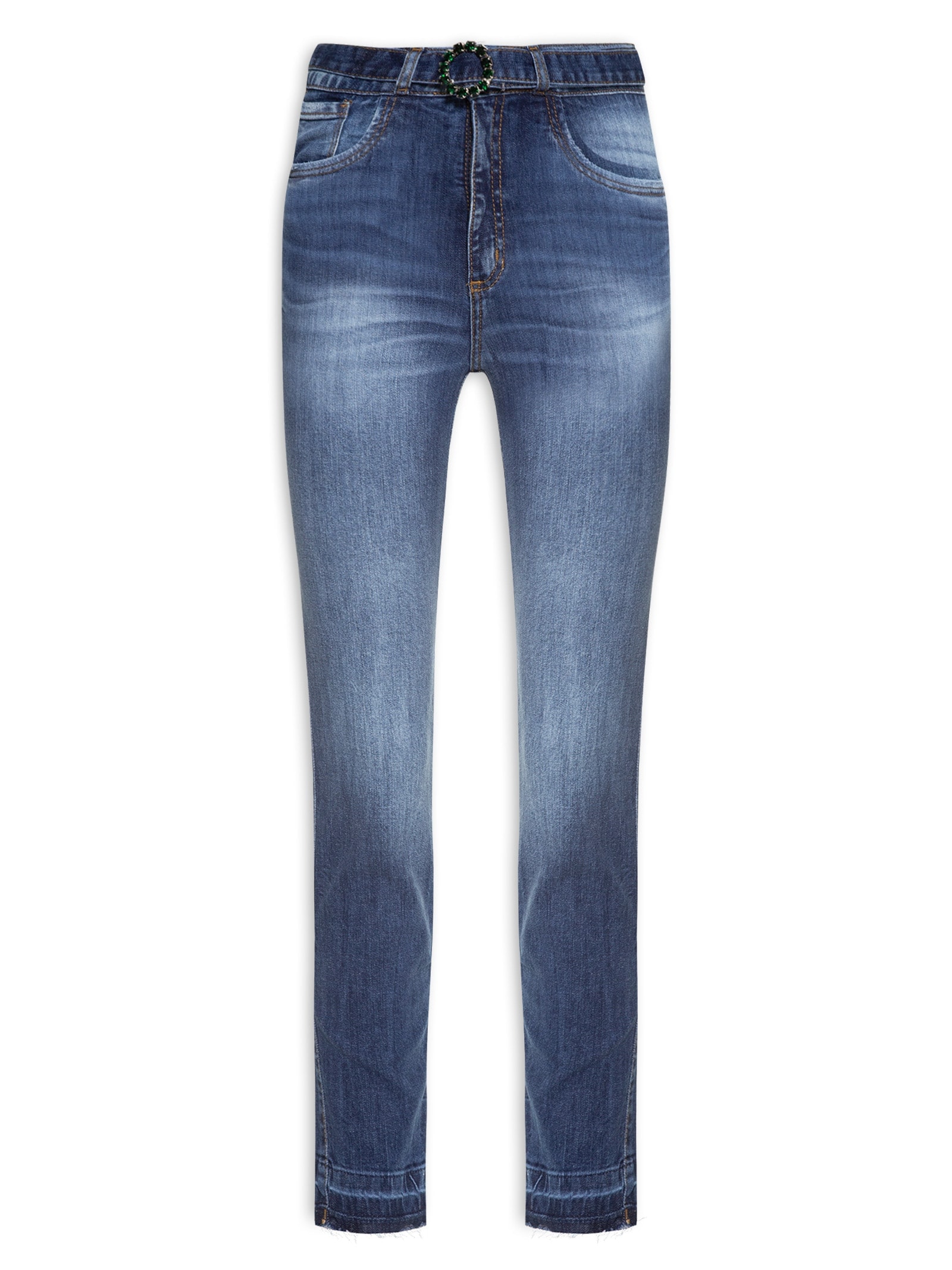Calça Feminina Jeans Vesta Shape Now Azul Lança Perfume