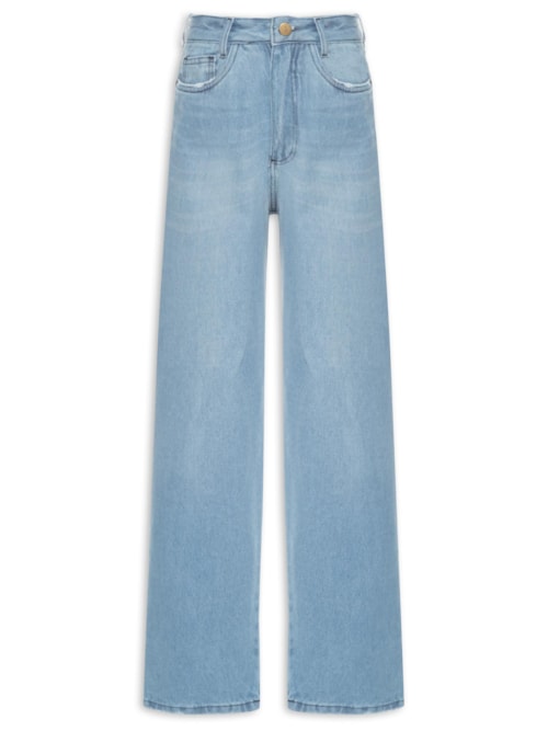 Calça Feminina Jeans Wan Reta – Azul