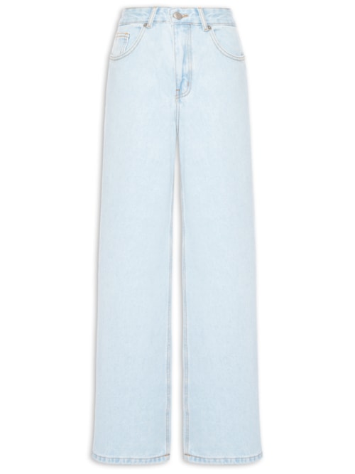 Calça Feminina Jeans Wide Faver – Azul