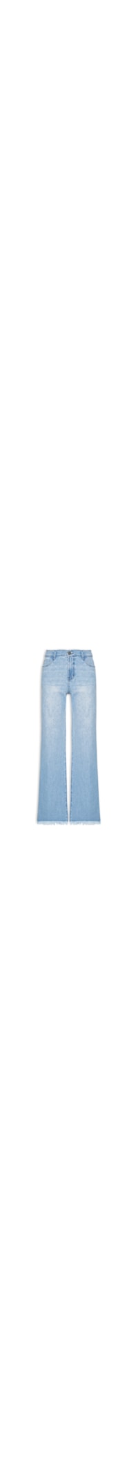 Calça Feminina Jeans Wide Leg - Azul