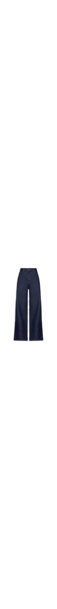 Calça Feminina Jeans Wide Leg - Azul