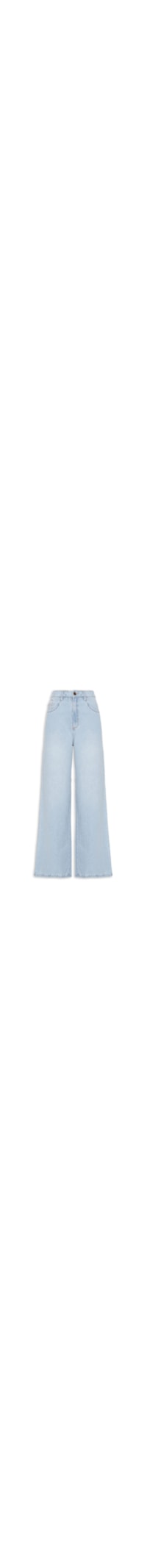 Calça Feminina Jeans Wide Leg - Azul