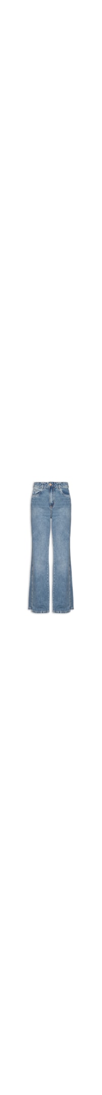 Calça Feminina Jeans Wide Leg - Azul