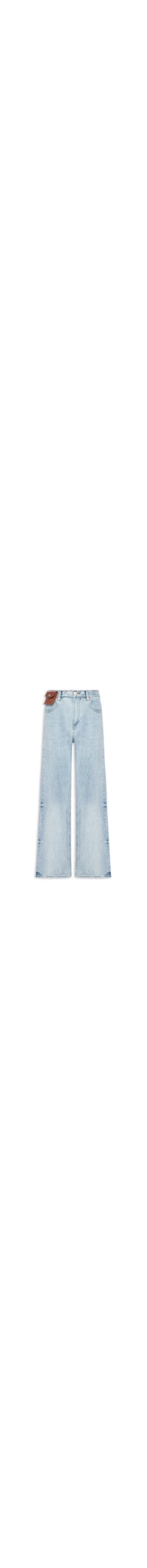 Calça Feminina Jeans Wide Leg - Azul