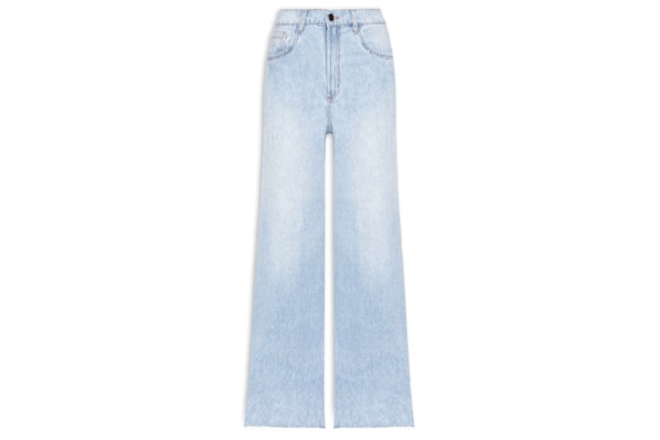 Calça Feminina Jeans Wide Leg - Azul