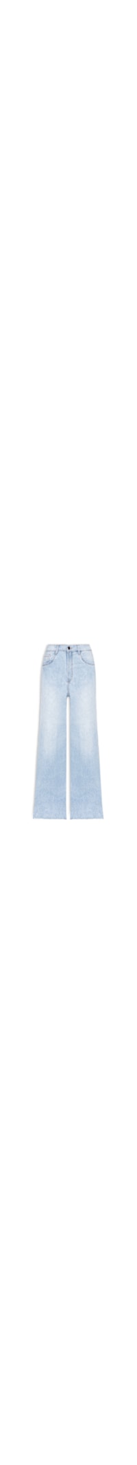 Calça Feminina Jeans Wide Leg - Azul