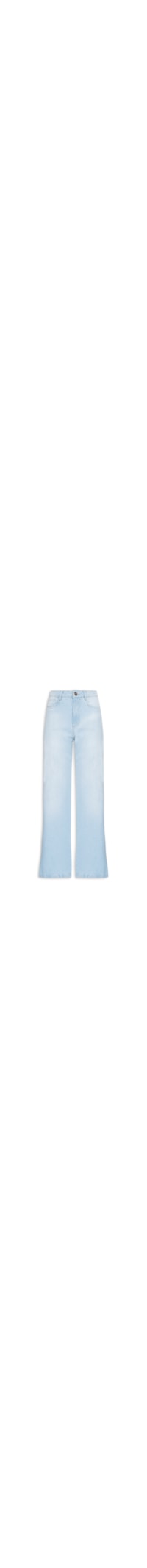 Calça Feminina Jeans Wide Leg - Azul